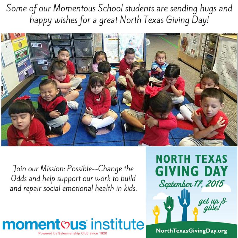 momentous's tweet photo. Please give this post a retweet on this great #NTXGivingDay. To make a gift to @momentous: https://t.co/rBSJ1wXzQV http://t.co/DZuBuLvJVK