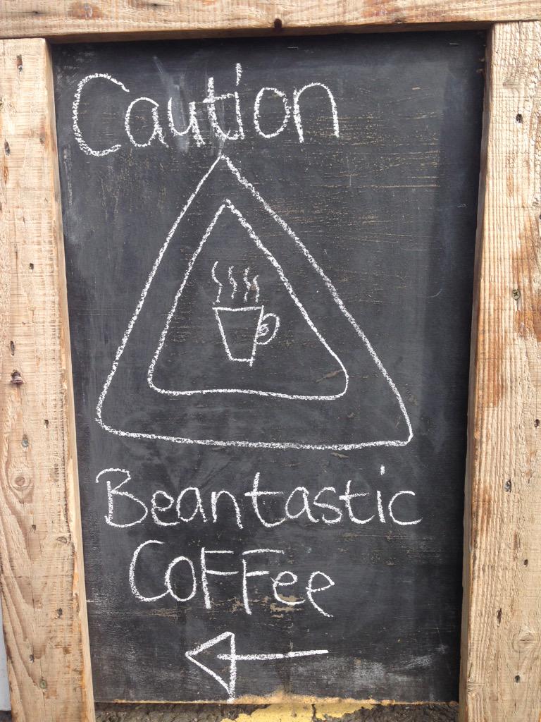 Good morning all the coffee is on so swing my by for your beantastic fix #bude #coffee #cornwall