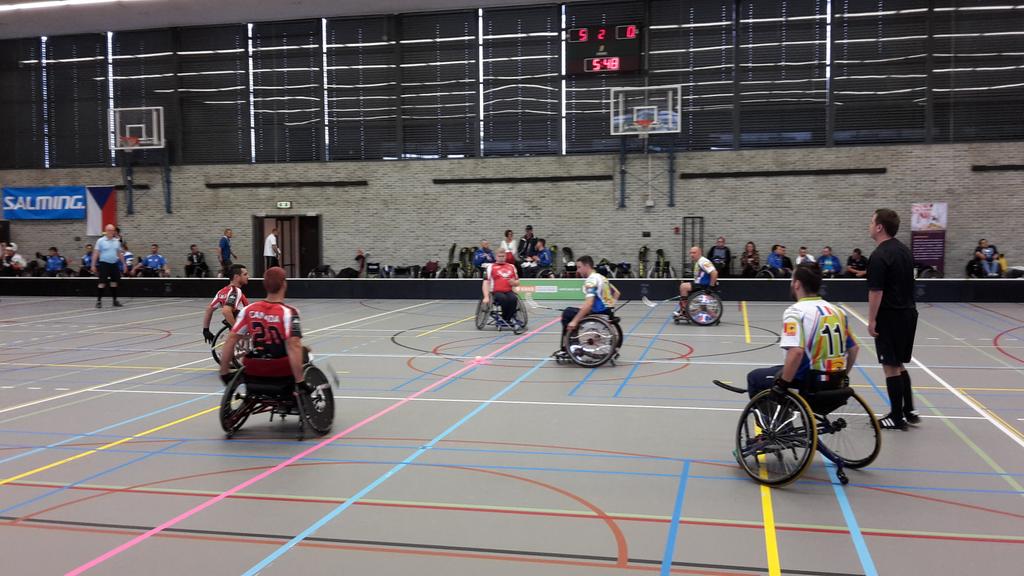 NLhHockey's tweet photo. France-Canada @2015ParaGames @ParagamesBreda #hHockey eindstand 0-5 http://t.co/CmR0BzNhMj