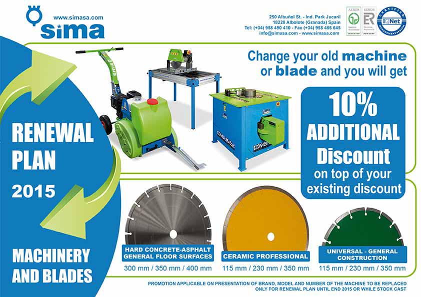 SIMAmedia's tweet image. Renewal plan at SIMA! #construction #lightmachines #rebarprocessing #masonrysaws #pavingtreatment