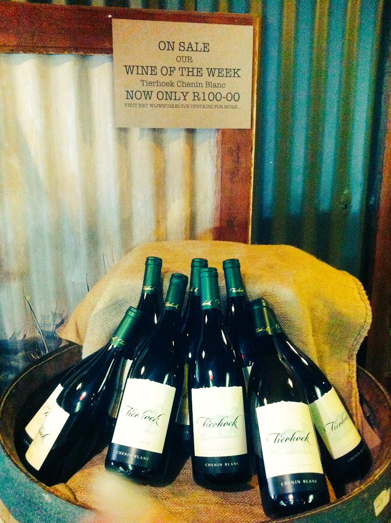 HawkAndSchoon's tweet photo. Our Wine of the Week is the @TierhoekWines #CheninBlanc. On special until Sunday so come in and taste! @DeCompanje http://t.co/hZMFrBZZL4