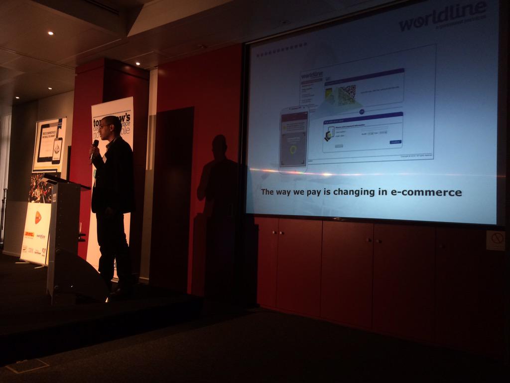 becomdigital's tweet photo. Mobile payment changing m-commerce experience! @WorldlineGlobal @Bancontact #BCMS15 http://t.co/xasrlARyYF