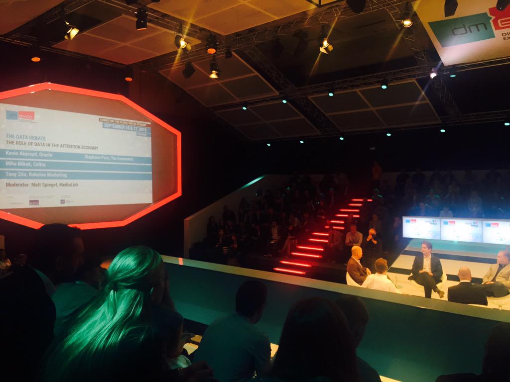 eilujkoch's tweet photo. Listen and learn at #thedatadebate #Dmexco2015 http://t.co/F9KbLffkJK