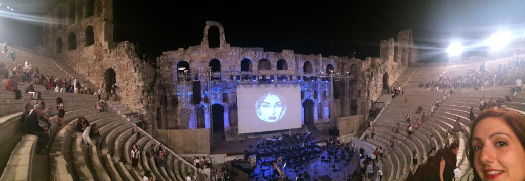 Adventure_BE's tweet photo. #Amazing #Cultural #Adventure Opera / Hits of @rufuswainwright  at 2000yr Odean of Herodes Atticus @athens_festival http://t.co/Rto0DjhK0h