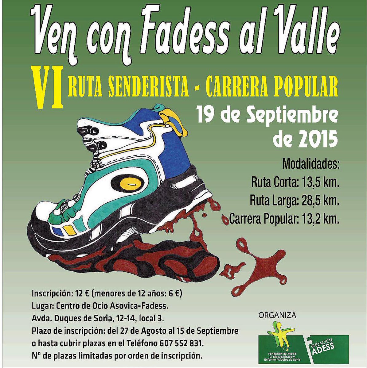 sorianoticias's tweet photo. 600 inscritos en la ruta ‘Ven con Fadess al Valle' http://t.co/Ou1soGqH8A @FadessSoria http://t.co/ZoWR03Kldz
