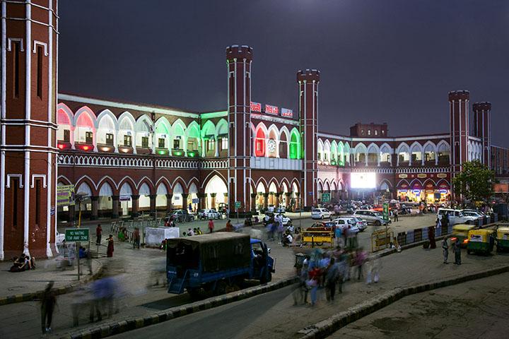 Incandescent #OldDelhiRailwayStation captured in its majestic glory #Heritagestructure #BuiltinApril1864 #LegacyofRly
