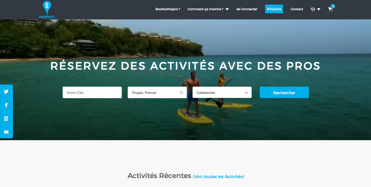 BookWithaPro2's tweet image. La version #beta de notre plateforme est en ligne :) bookwithapro.com
Commencez à vous inscrire !  #tourisme