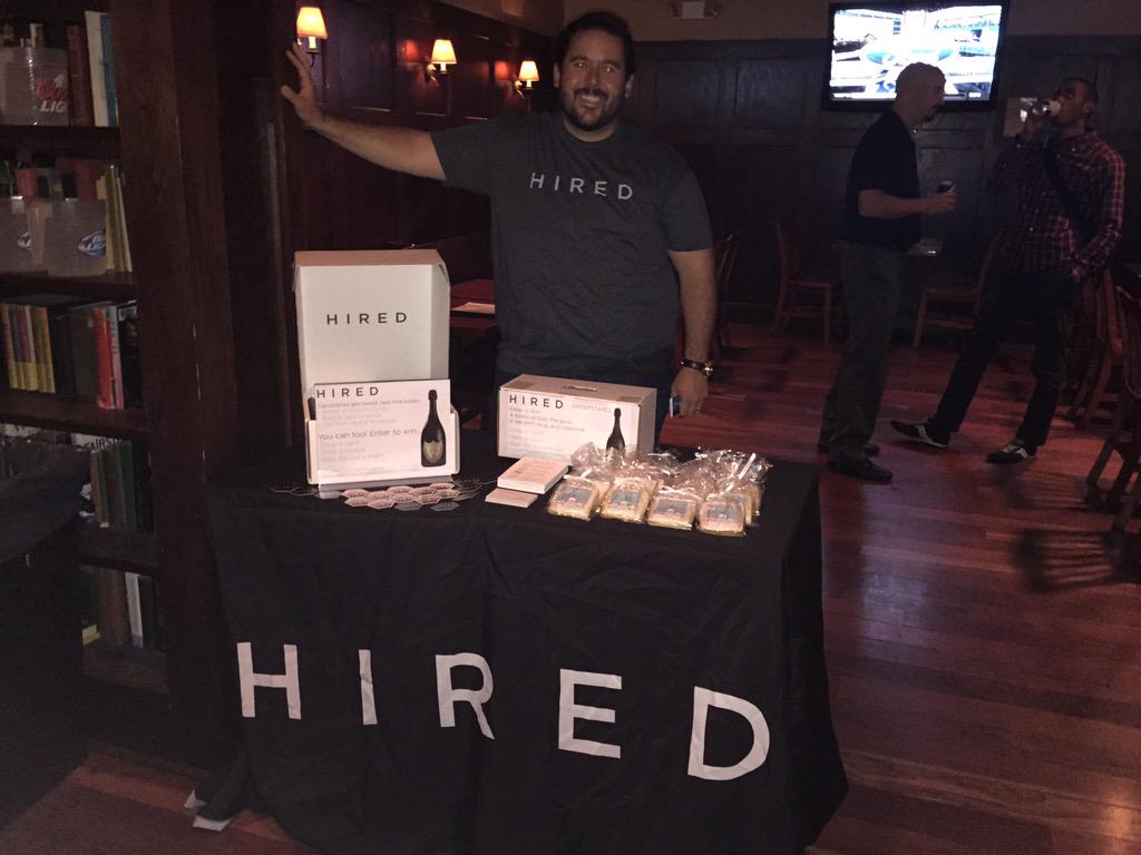 mobile_district's tweet photo. More goodies from @Hired_DC. What else do we need? Cookies, stickers and a bottle of an awesome champagne. http://t.co/eRkLtjzex0