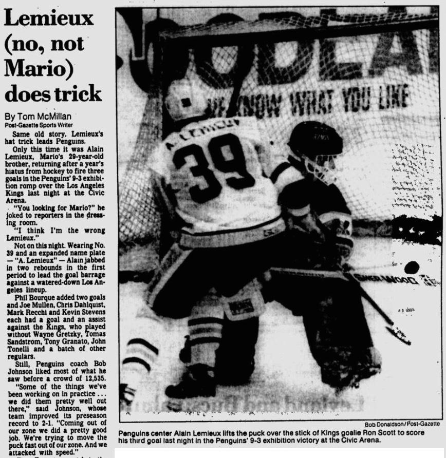 Recapping Mario Lemieux's third return to the Penguins in 2000 - PensBurgh