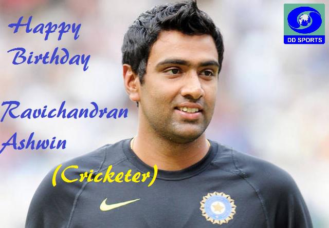 DD Sports wishes the  Ravichandran Ashwin a very Happy Birthday 