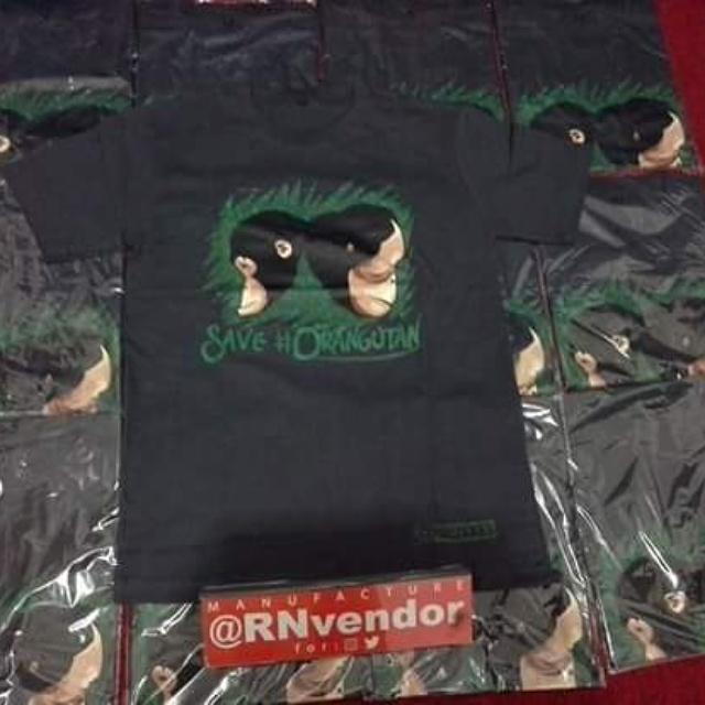 Tee save orangutan. Production on RNvendor.
