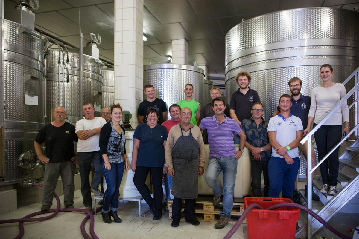 #Findesvendanges #Happyending #ChampagneFranckBonville #Team #harvest2015