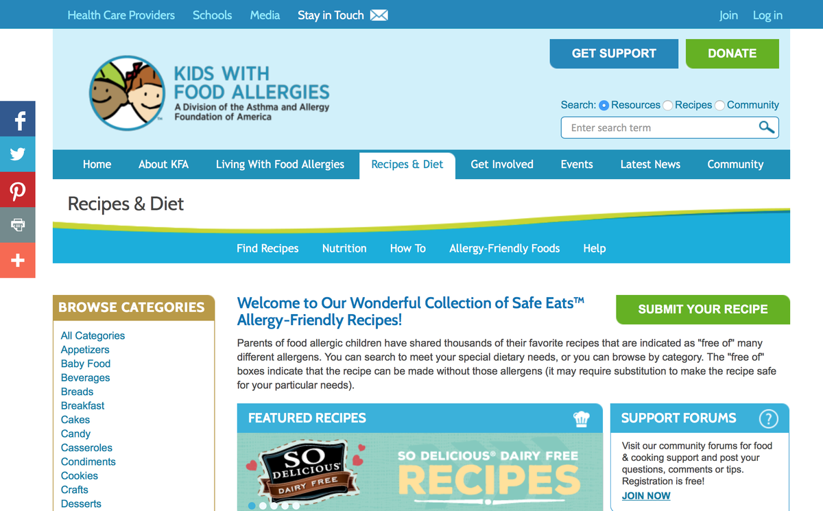 smartparentme's tweet photo. #Parents School begins and letters home warn of allergies in classroom.  Find Healthy Recipes http://t.co/GTNlEhwKCs http://t.co/l887xHRbT2