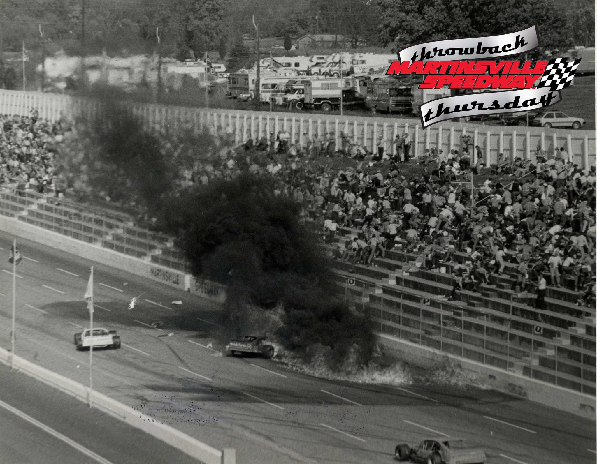 Martinsville Speedway on Twitter: "A scary & firey crash