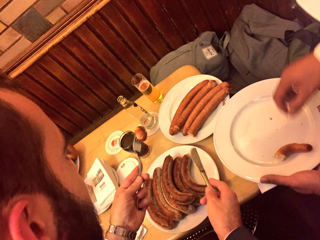 Gu881n5's tweet image. A great way to close @dmexco German sausage supplied courtesy of @AdbrainTech #DeviceGraph