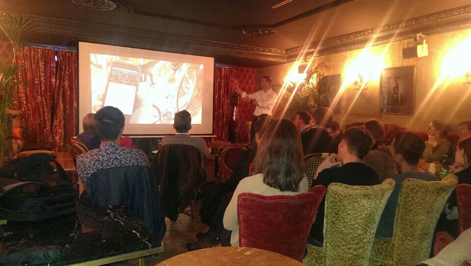 ldupin's tweet image. Inside soirée pitch du #PNT17. #startup #digital (@ Delaville Café in Paris, Île-de-France) swarmapp.com/c/f2AWAnrxB3A