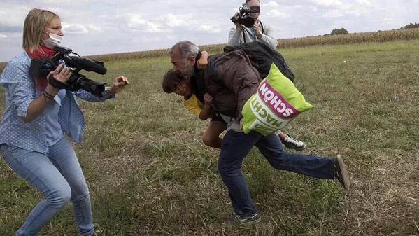 FootballFactly's tweet photo. The man who was kicked by reporter was a coach at Syria's top club. Hes now got a coaching job in Spain with Getafe http://t.co/vQ8Usg5C5W