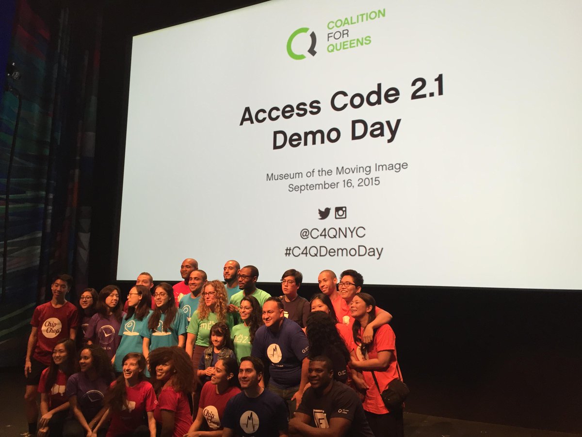 BXLaunchPad's tweet image. .@Blackstone Innovation Grantee @C4QNYC introduces a new cohort of #AccessCode developers at #C4QDemoDay! #NYCTECH