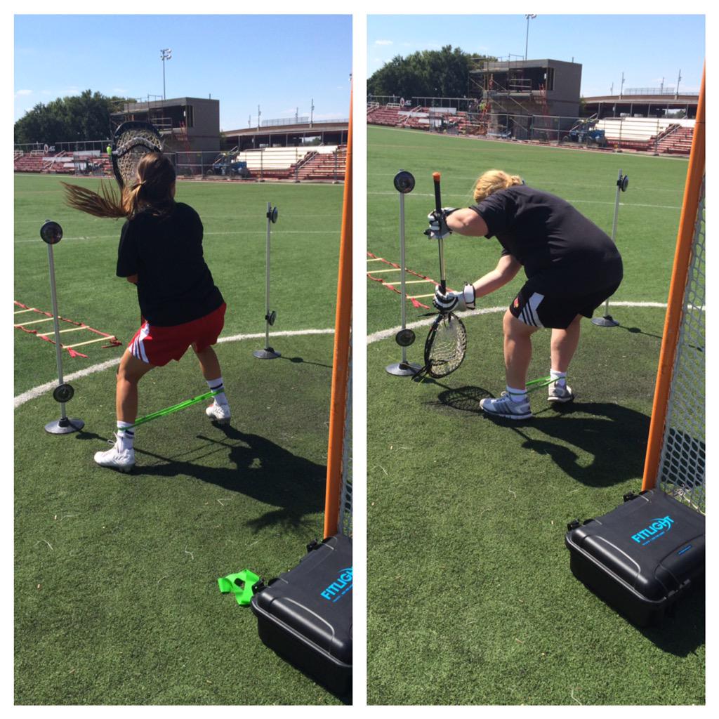 UofLPerformance's tweet image. @LouisvilleLax Goalies using @FitLightAmerica during an Agility Session! #seethelight #reactiontime