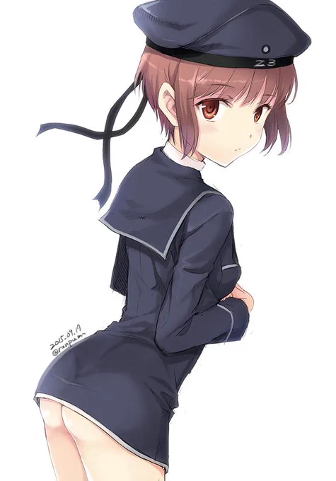 #艦これ版深夜の真剣お絵描き60分一本勝負
#艦これ版真剣お絵描き60分一本勝負_20150917
Z3 
