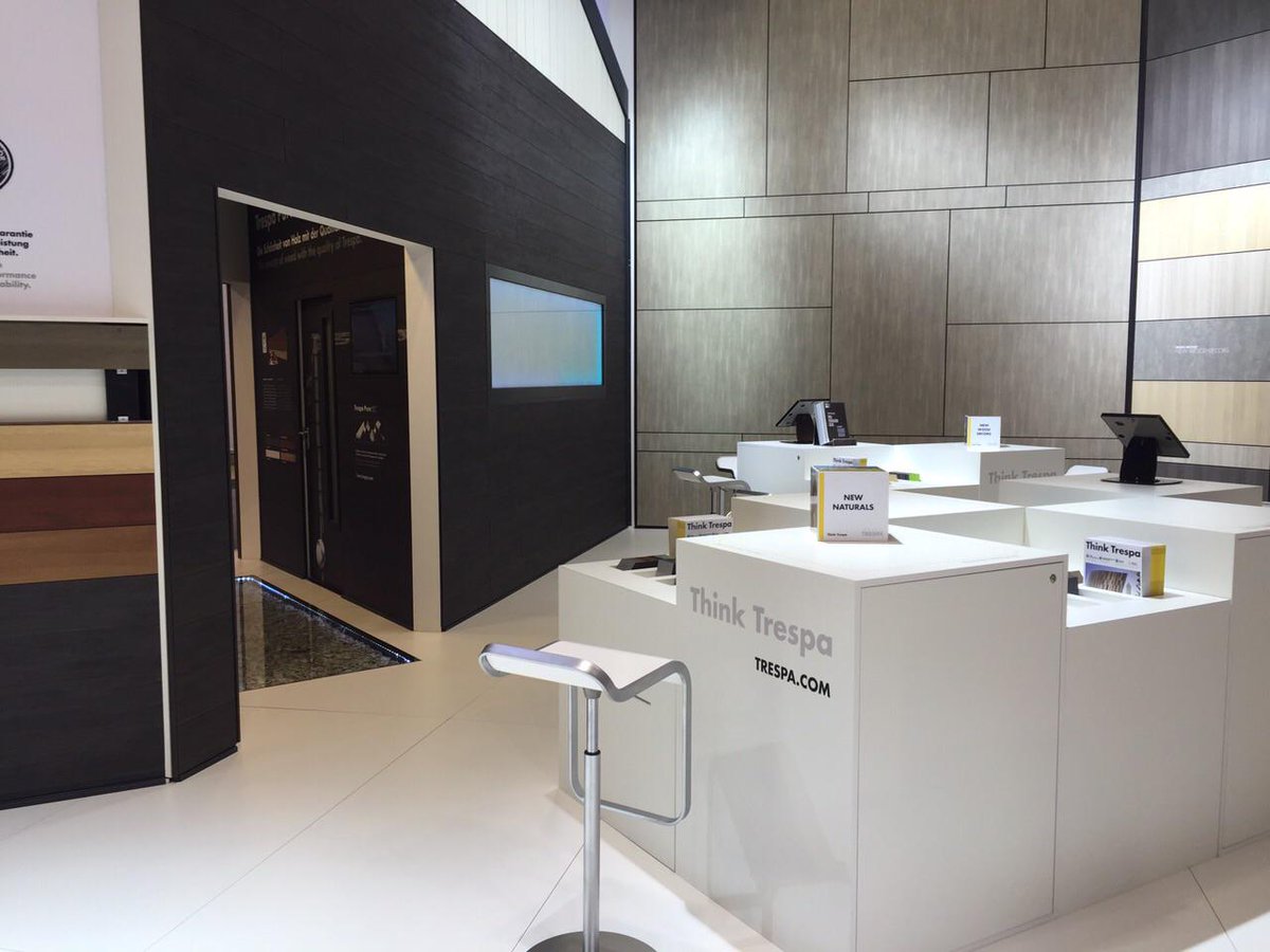 TrespaTweets's tweet photo. As we are getting ready for #Batimat2015, our #tbt is for the first exhibit we did this year: #Bau2015 #ThinkTrespa http://t.co/cEFArTn6nT