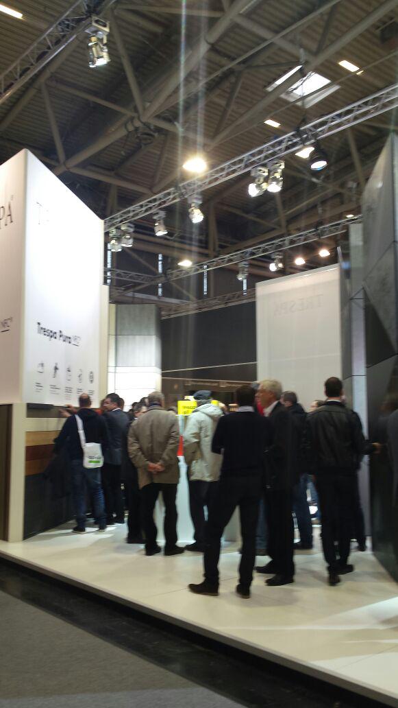 TrespaTweets's tweet photo. As we are getting ready for #Batimat2015, our #tbt is for the first exhibit we did this year: #Bau2015 #ThinkTrespa http://t.co/cEFArTn6nT