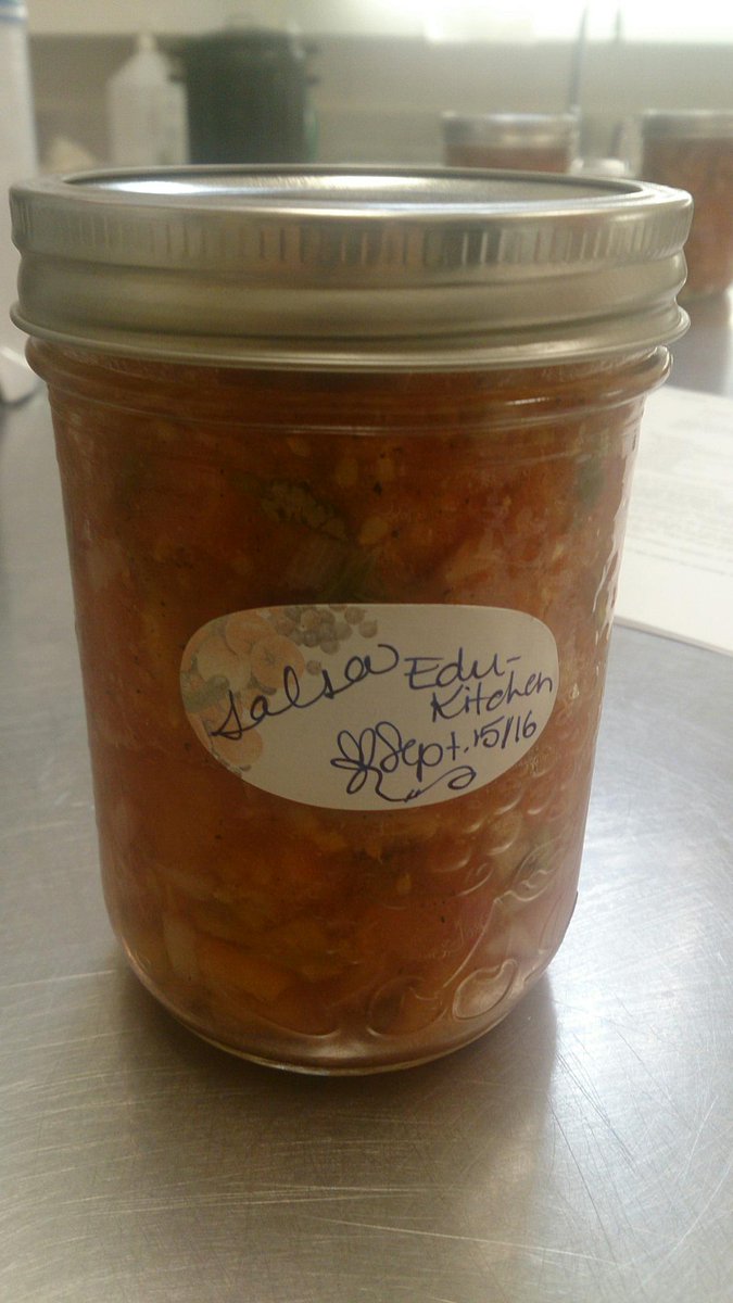 HopeHouseGuelph's tweet photo. #Edukitchen's very own salsa! Canning is an incredible way to increase one owns #foodsecurity http://t.co/RKLm4w21qR
