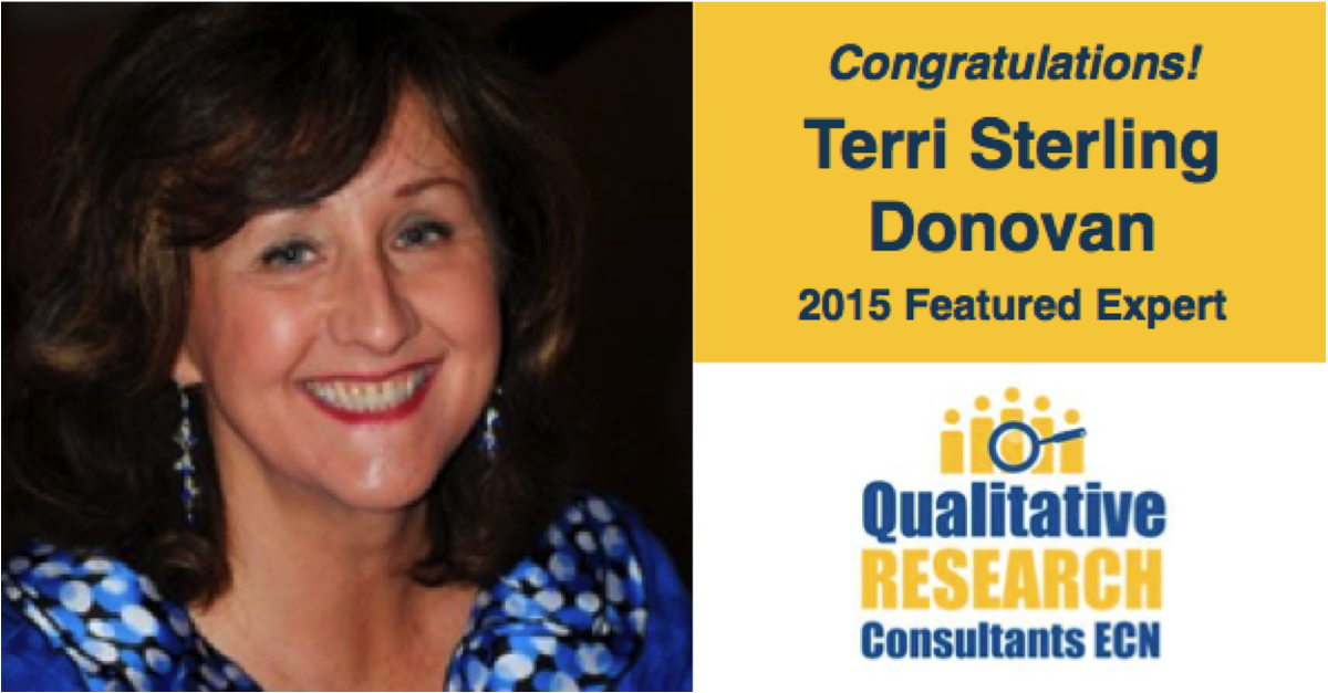 BrainsyInc's tweet photo. Find featured #qualresearcher Terri Donovan on the QRC #expertcallingnetwork http://t.co/c6HtKTkFMY http://t.co/g30XfAcK7O