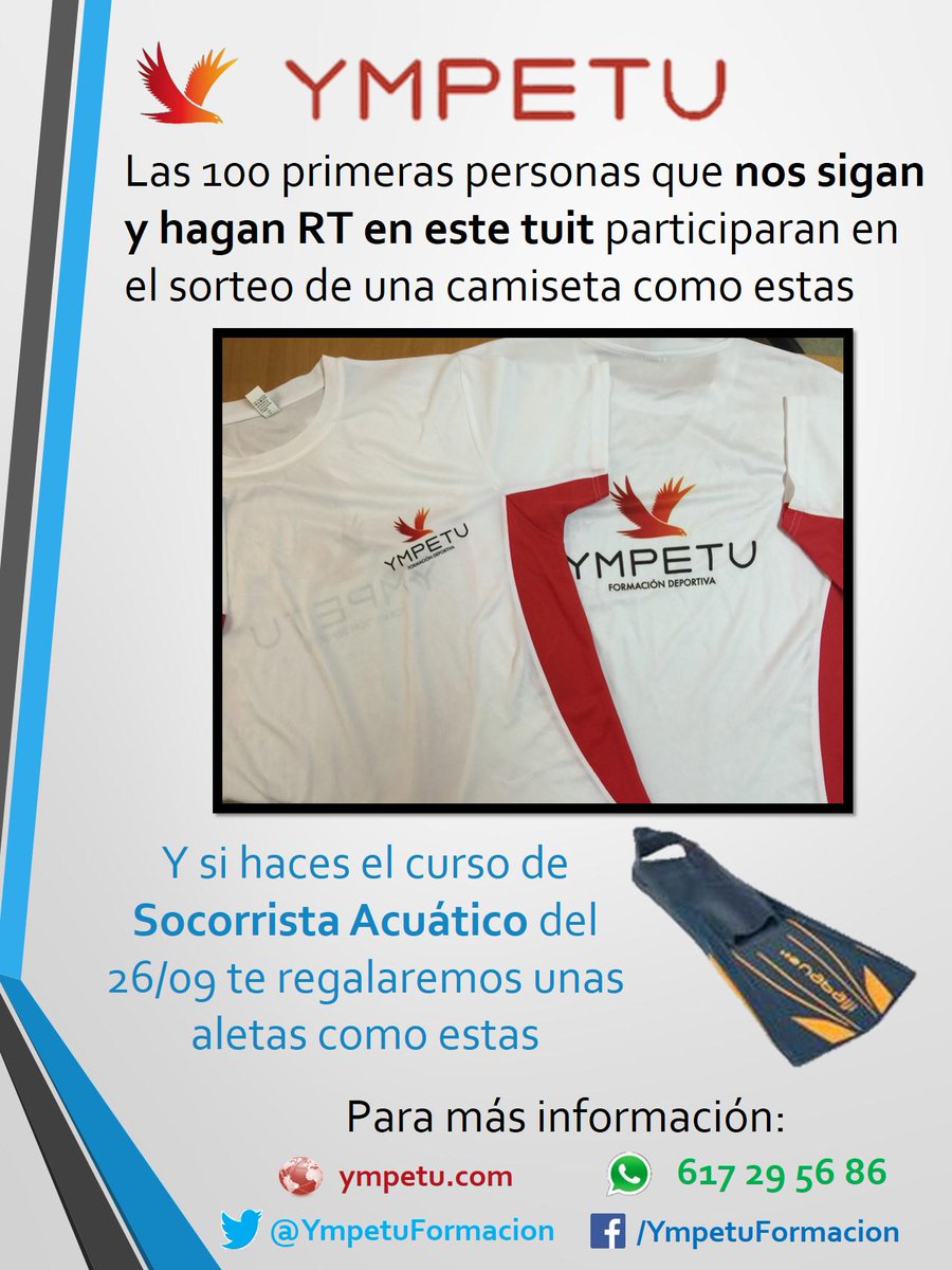 ¿Quieres una camiseta? ¡Solo tienes que seguirnos y RT! ¡Mucha suerte! ¡Solo l@s 100 prime@s! youtu.be/4KDaj7NEXe0