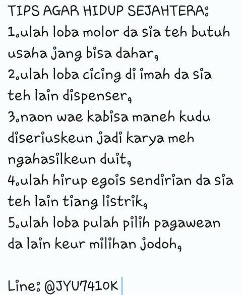 seputarkita10's tweet photo. #TipsBermanfaat agar hidup sejahtera :(( http://t.co/2m5AePjp1r