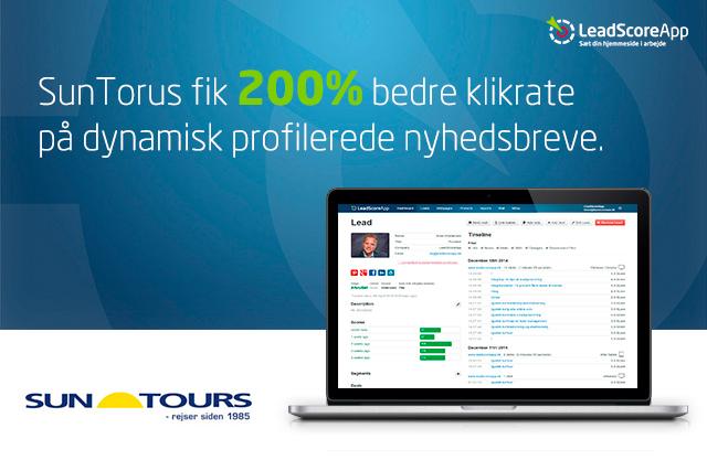 LeadScoreApp's tweet image. SunTorus fik 200% bedre klikrate på dynamisk profilerede nyhedsbreve.
Læs case: goo.gl/swGEWn