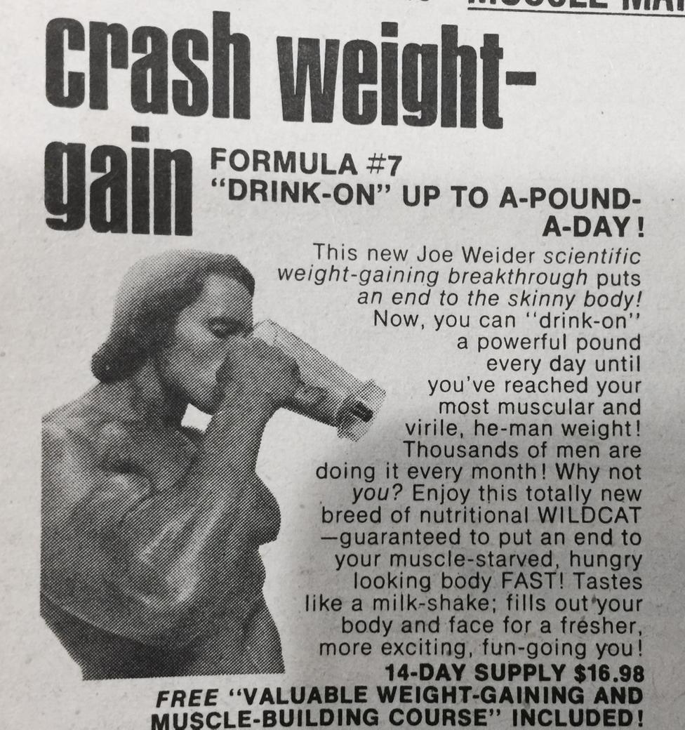 Arnold Schwarzenegger Classic Ad from 1975 Arnold Schwarzenegger