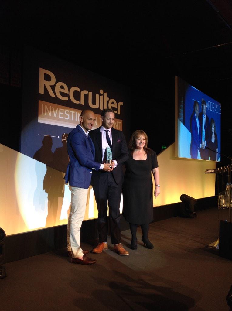 RecruiterAwards's tweet image. Congrats to our #investingintalent Most Inspiring Recruitment Leader winner 2015 Matthew Churchward @notsosecretrec