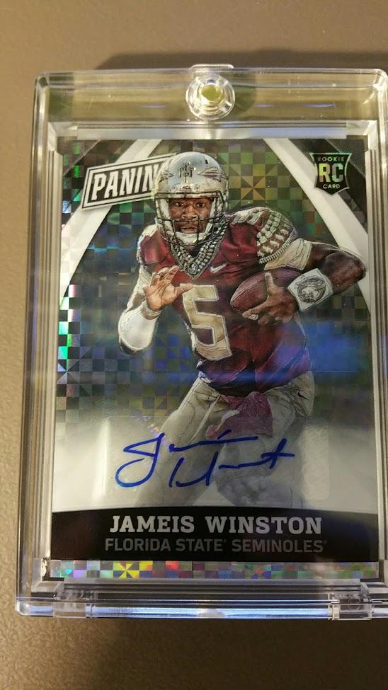 CobiesCards's tweet image. Free Jameis Winston 1/1 auto. Please RT &amp;amp; go here blowoutcards.com/forums/footbal… @blowoutcards @WatchTheBreaks @SHOWYOURHITS