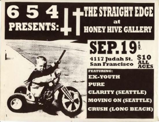 Clarity and Pure will be playing this Saturday with Ex-Youth, Moving On and Crush (LB). $10. 7pm. All Ages