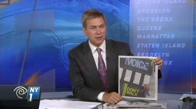 Here's <a href="/patkiernan/">Pat Kiernan</a> giving some love to this week's <a href="/villagevoice/">The Village Voice</a> cover story. fw.to/0gtaL2T #InThePapers