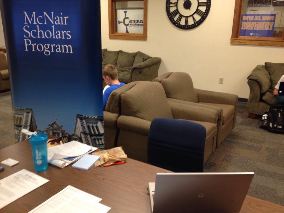 CSSMcNair's tweet image. Check out our lovely table today in the Student Union at CSS. All that is missing is you!