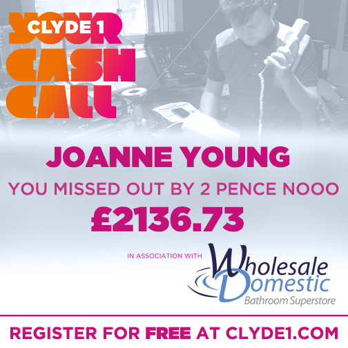 1025Clyde1's tweet photo. Joanne that was so so close!! What a guess! Next Cash Call with @WholesaleD at 5pm! #clydecashcall http://t.co/yvYbCXazMa