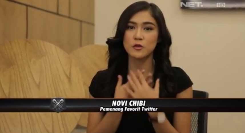 NETCLBI's tweet image. nih kesayangan mimin yang menjadi champion malam ini, selamat yaa @Noeey_Chibi #NETCLC_Novi #NETCLC
