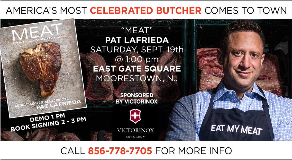 KitchenKapers's tweet photo. Saturday 9/19 @patlafrieda will be at our East Gate store in Moorestown. See you there! #kk40 http://t.co/BeKgl6Ko9M