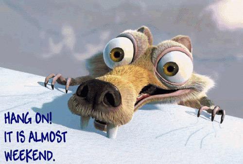 Happy Thursday everyone! One more day till the weekend!