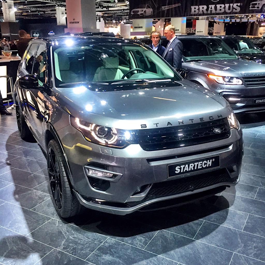 startechuk's tweet photo. Frankfurt was the venue for the world premier of the range of #Startech styling options for the new Discovery Sport. http://t.co/vUQezKmhUC