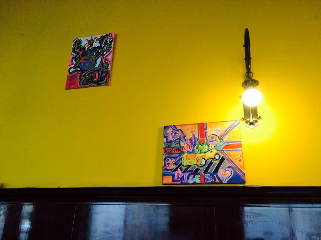 MilenafashionAr's tweet photo. #barmagenta #Milano da oggi i miei #dipinti sono esposti ✌🏻️🔝😉#arte #creative #desing #streetart #graffiti #artist http://t.co/rrElv9EbiW