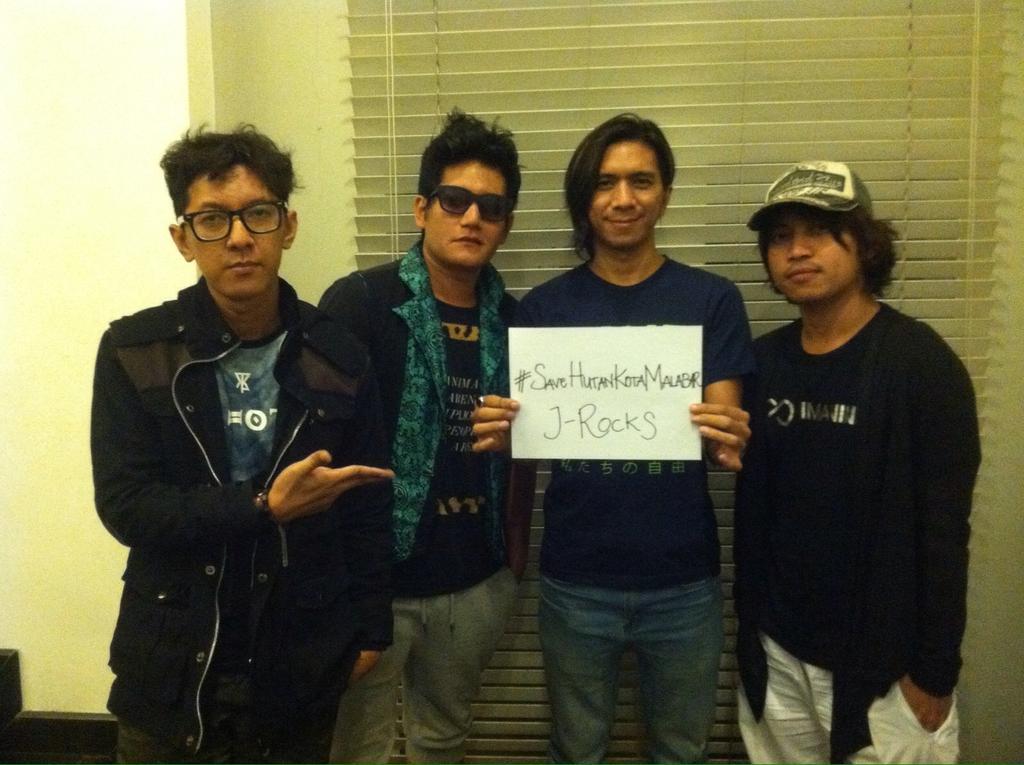 #band #support #savehutankotamalabar #jrocks