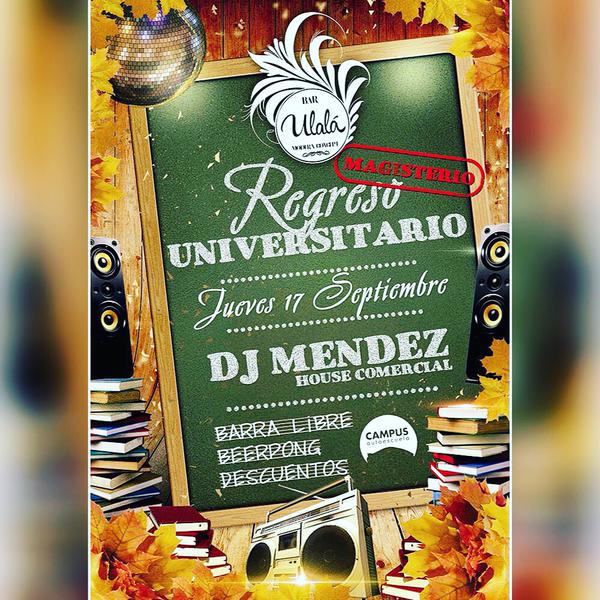 Magisterionight's tweet photo. Esta noche volvemos más fuertes que nunca, te vas a perder el primer fiestón del curso?#QueNoTeLoCuenten @ulalazamora http://t.co/FVyeDOLFT8