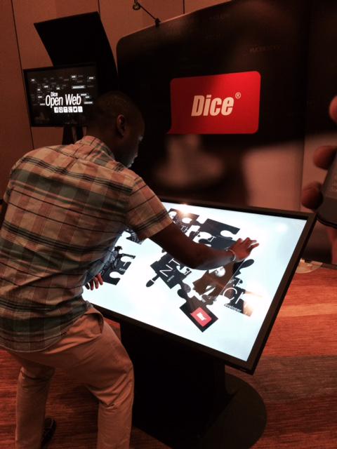 Dice4Employers's tweet photo. Off to a great start at #SourceCon as our guests solve the Hottest Tech Talent puzzle. #SourceCon15 http://t.co/vW6d86PI5L