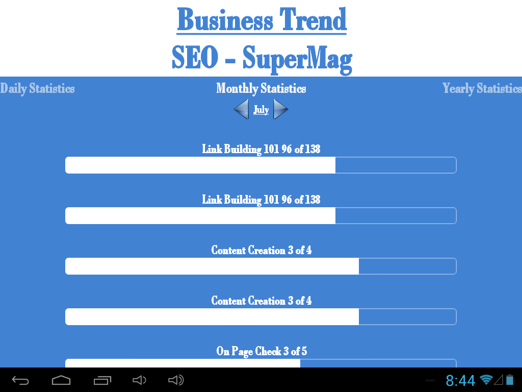 APProgresSEO's tweet image. #SEO live statistics directly on your clients` #smartphone ! Sign up now for a #FREE account! approgresseo.com