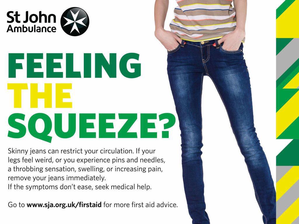 Are you finding your jeans too tight?
Heres the solution.  #SJANI #Stjohnambulance #Newry