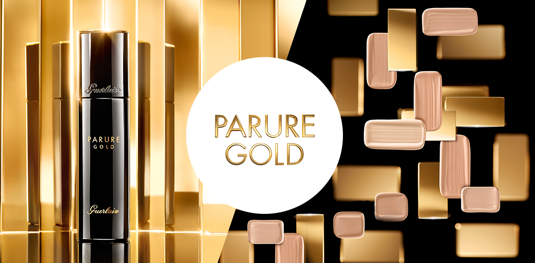 Guerlain's tweet photo. Bath your skin in gold! The new Parure Gold Fluid Foundation wraps the face in an inimitable glow. #MakeupGuerlain http://t.co/fIE8wMgYxf