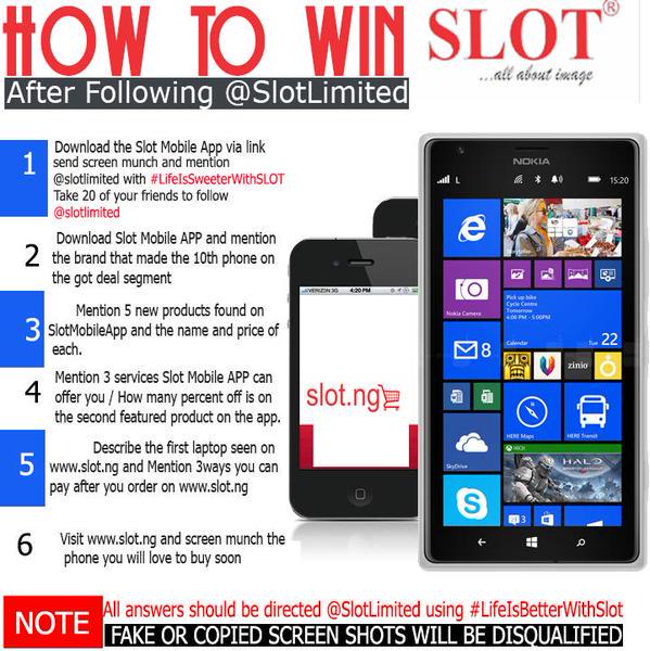 ONPOINTNAIJA's tweet photo. @slotlimited #LifeIsSweeterWithSlot #LifeIsBEtterWithSlot http://t.co/XBjTrnDpLD